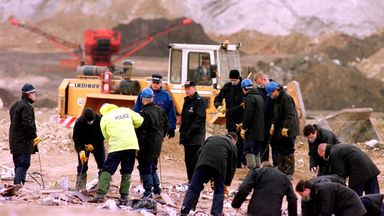 Police begin the search for the remains of Julie Paterson after she disappeared in April 1998